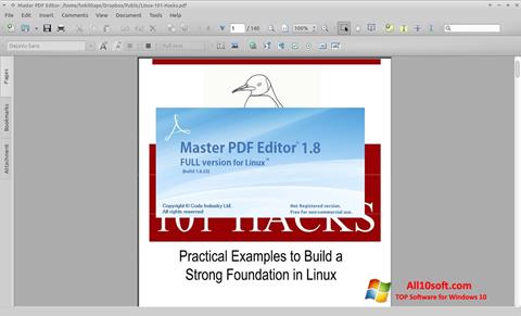 スクリーンショット Master PDF Editor Windows 10版