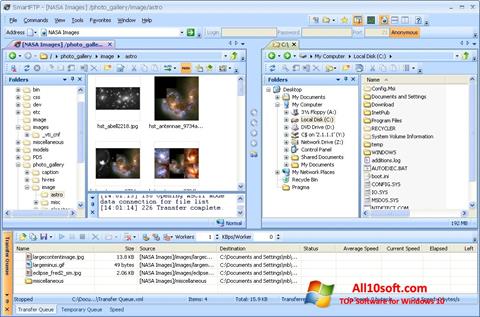 スクリーンショット SmartFTP Windows 10版