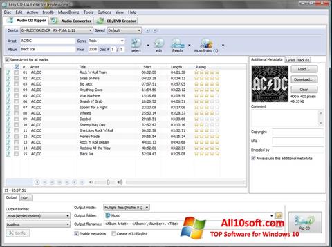 スクリーンショット Easy CD-DA Extractor Windows 10版