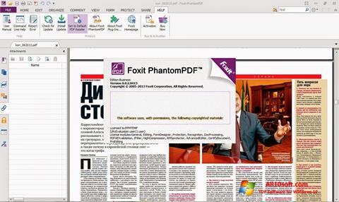 スクリーンショット Foxit Phantom Windows 10版