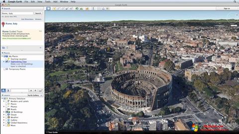 スクリーンショット Google Earth Windows 10版