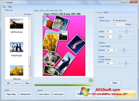 スクリーンショット CollageIt Windows 10版
