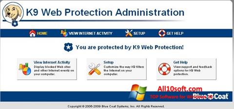 スクリーンショット K9 Web Protection Windows 10版