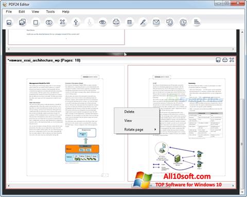 スクリーンショット PDF24 Creator Windows 10版