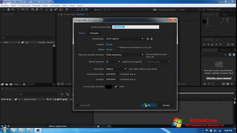スクリーンショット Adobe After Effects CC Windows 10版