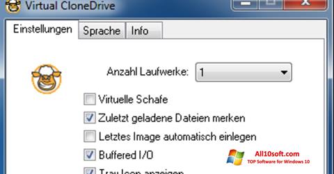 スクリーンショット Virtual CloneDrive Windows 10版