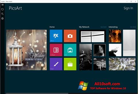 スクリーンショット PicsArt Windows 10版