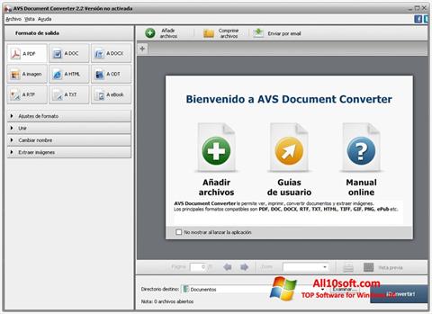 スクリーンショット AVS Document Converter Windows 10版