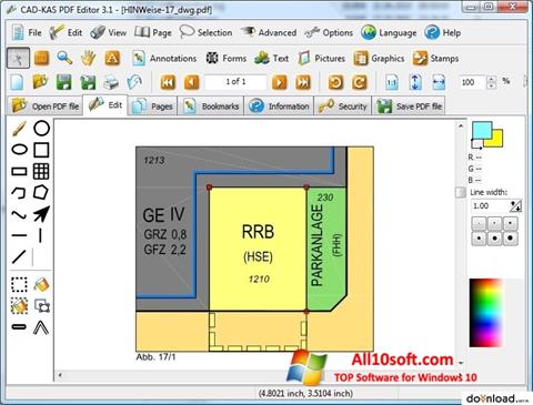 スクリーンショット PDF Reader Windows 10版