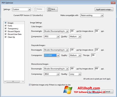 スクリーンショット Adobe Acrobat Pro DC Windows 10版