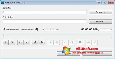 スクリーンショット Free Audio Dub Windows 10版