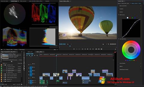 スクリーンショット Adobe Premiere Pro CC Windows 10版