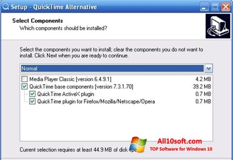 スクリーンショット QuickTime Alternative Windows 10版