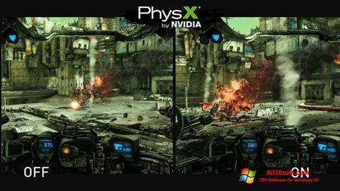 スクリーンショット NVIDIA PhysX Windows 10版