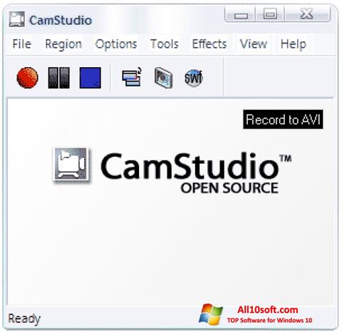 スクリーンショット CamStudio Windows 10版