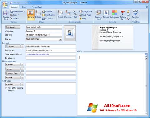 スクリーンショット Microsoft Outlook Windows 10版