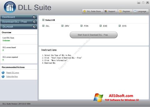 スクリーンショット DLL Suite Windows 10版